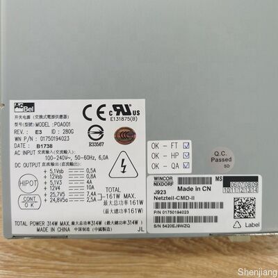 Wincor 1750194023 Ηλεκτρική τροφοδοσία CMD II 161w C4060 ανταλλακτικά ATM