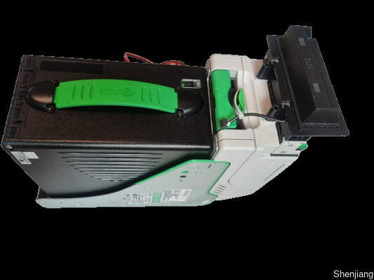 Χρήση περιπτέρου JCM IVIZION-100-SS Bill Validator cash box μαύρο πλαίσιο για μηχανή λιανικής πώλησης JCM Cash acceptor