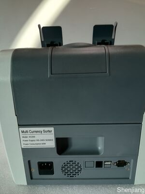 Διαλογέας Πολλαπλών Νομισμάτων XC200 Τσέπες Μηχανή Καταμέτρησης Χρημάτων Οθόνη LED Σήραγγας Διαλογής Συσκευές