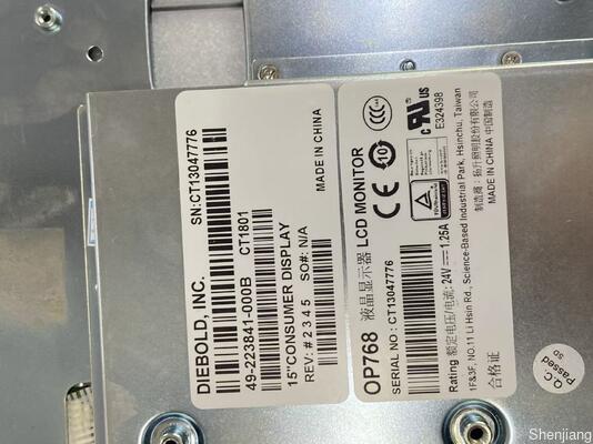 Νέο Diebold ATN Τμήματα DB Diebold ATM Τμήματα LCD 15 ιντσών Consumer Display 49-223841-000B 49223841000B