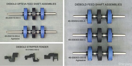 Νέα Γνήσια Ανταλλακτικά ATM Diebold Diebold Opteva 2.0 Άξονας Τροφοδοσίας 49204018000d 49-204018-000d Καουτσούκ