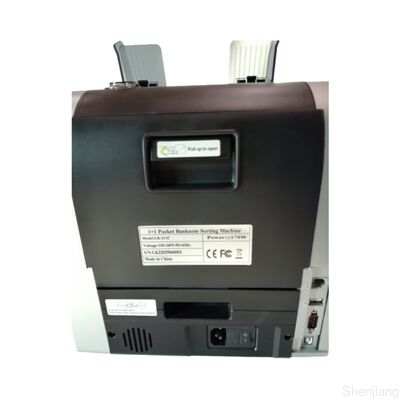 1+1 Τραπεζογραμμάτιο τσέπης Μηχανή ταξινόμησης τραπεζογραμματίων Αντιμετρητής χρήματος Ανιχνευτής χρήματος Μαύρο με οθόνη LED LK22025060003