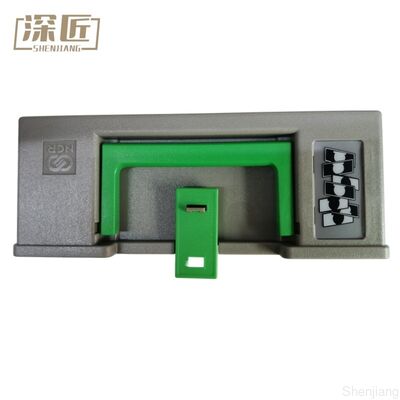 2040000217 Κάλυμμα δοχείου καθαρισμού NCR με κλειδαριά και λαβή, ανταλλακτικά μηχανών ΑΤΜ για κασέτα απόρριψης NCR S1 4450693308 445-0693308